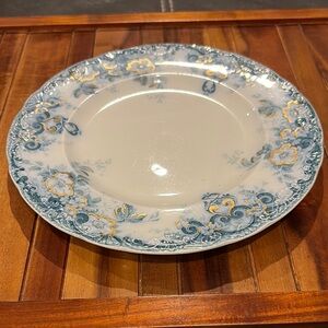 Antique Alfred Meakin Richmond Dinner plate. Blue Gold England